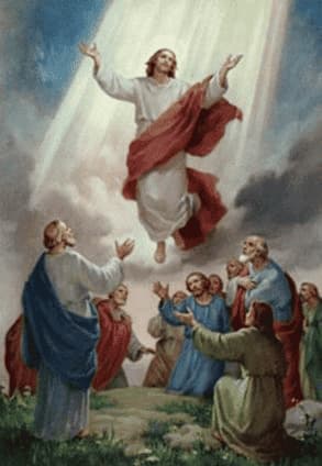Jesus ascends into heaven