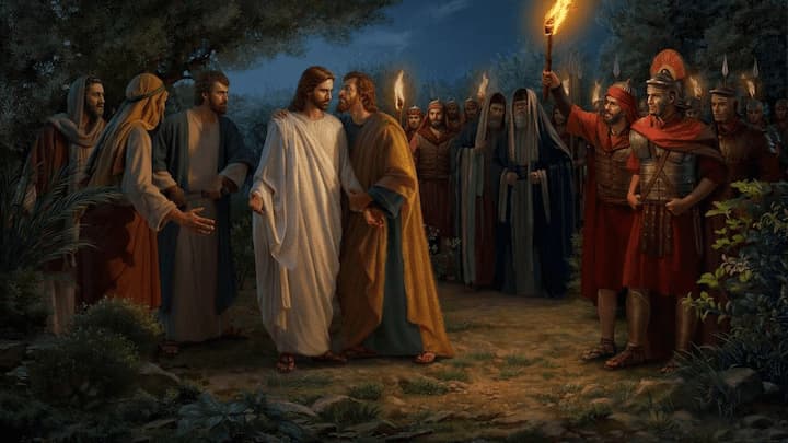 Jesus is betrayed